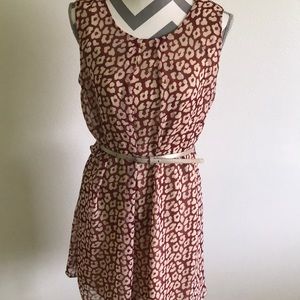 Leopard print dress